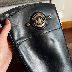 Michael Kors Leather Boots Size 8.5